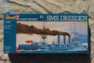 Revell 05001  SMS DRESDEN German Light Cruiser WWI